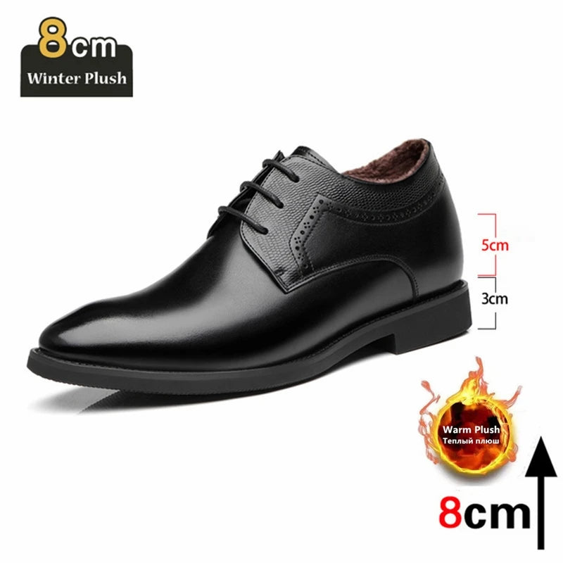 Zapatos Oxford con alza para hombre | +3 / +6 / +8 cm | Elegantes de vestir
