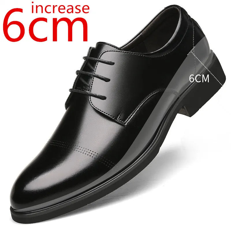Zapatos Oxford con alza invisible para hombre | +6 cm | Elegantes de vestir