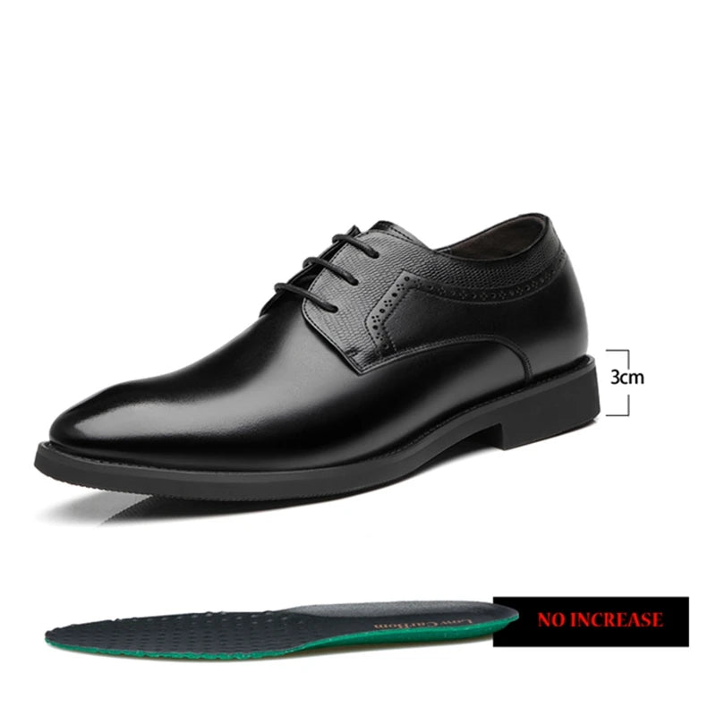 Zapatos Oxford con alza para hombre | +3 / +6 / +8 cm | Elegantes de vestir
