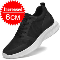 Zapatos con alzas para hombre, zapatillas deportivas con aumento de altura, zapatos deportivos informales de 10cm, zapatos invisibles con aumento interior para hombre de 8cm