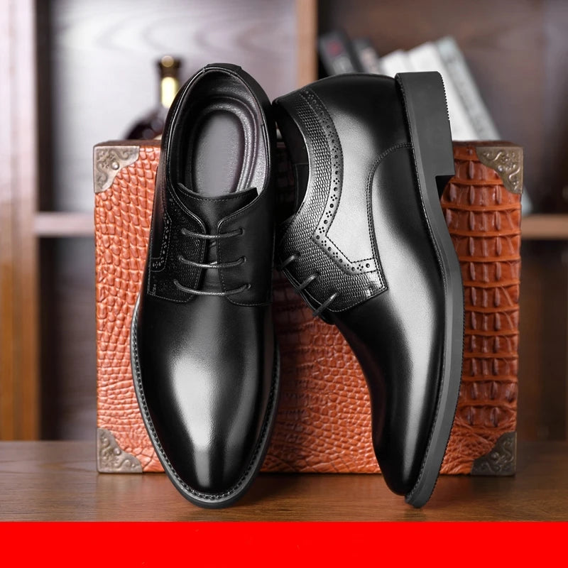 Zapatos Oxford con alza para hombre | +3 / +6 / +8 cm | Elegantes de vestir
