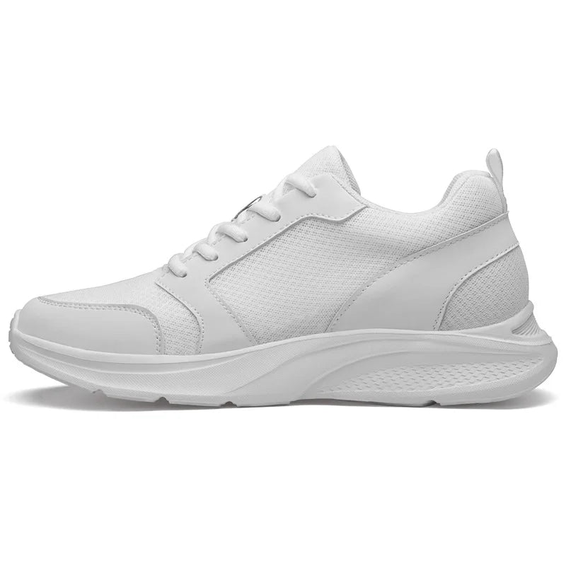 Zapatos con alzas para hombre, zapatillas deportivas con aumento de altura, zapatos deportivos informales de 10cm, zapatos invisibles con aumento interior para hombre de 8cm
