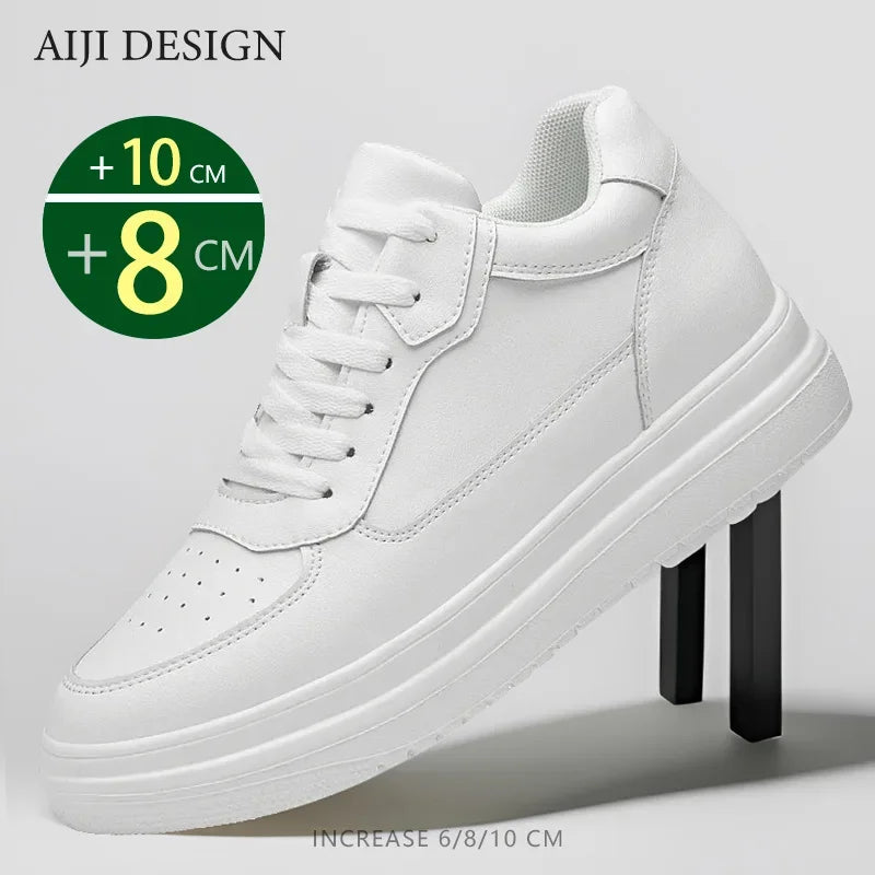 Zapatos deportivos con aumento de altura para hombre, nuevo estilo de otoño, plantilla con aumento de altura de 8cm, moda informal, deportes de talla grande, par de Halloween