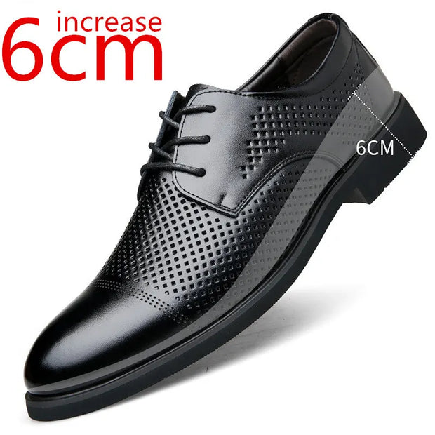Zapatos Oxford con alza invisible para hombre | +6 cm | Elegantes de vestir