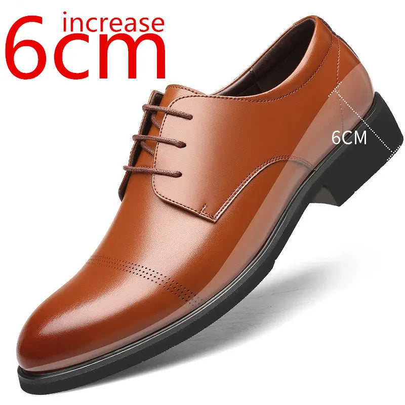 Zapatos Oxford con alza invisible para hombre | +6 cm | Elegantes de vestir