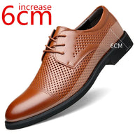 Zapatos Oxford con alza invisible para hombre | +6 cm | Elegantes de vestir