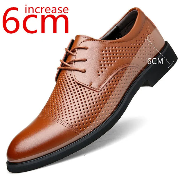 Zapatos Oxford con alza invisible para hombre | +6 cm | Elegantes de vestir