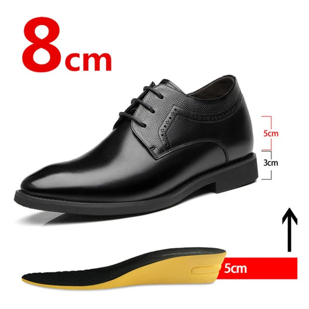 Zapatos Oxford con alza para hombre | +3 / +6 / +8 cm | Elegantes de vestir